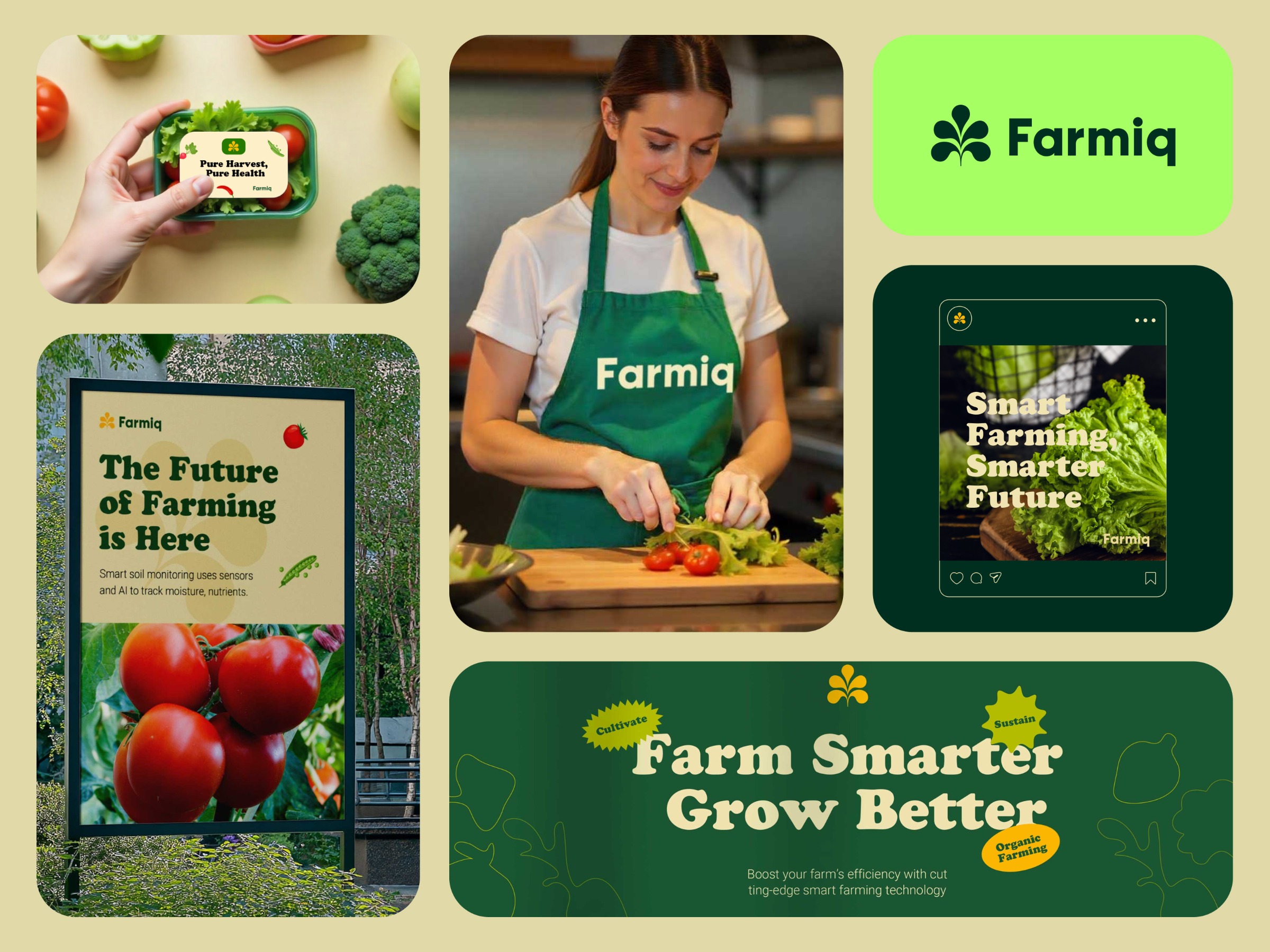 Farmiq Agricultural Branding Design 