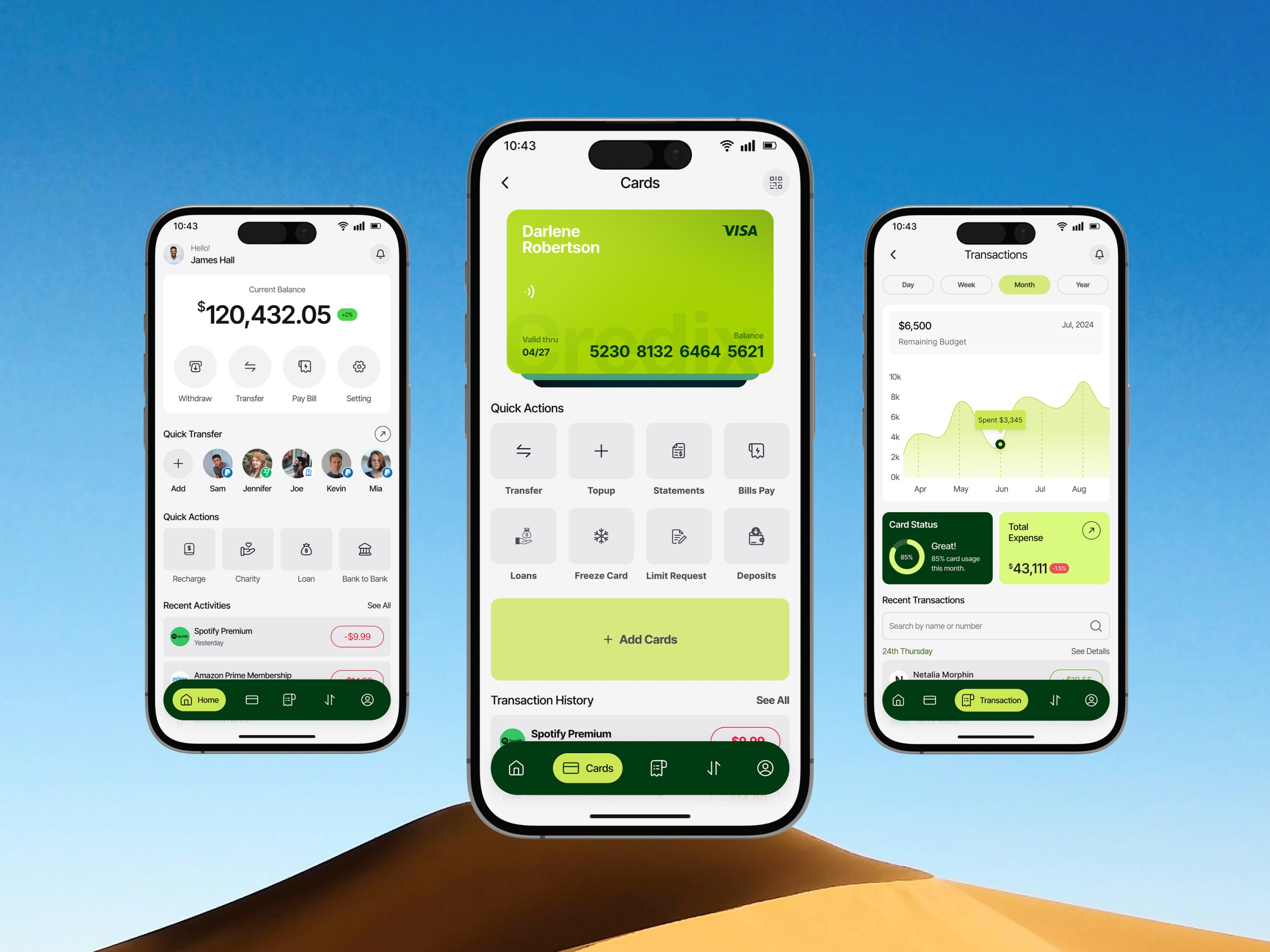 Fintech Mobile App UI Design by Vexo Lab
