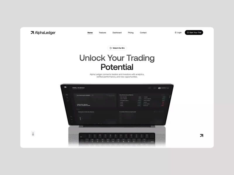 Trading Website Design Project