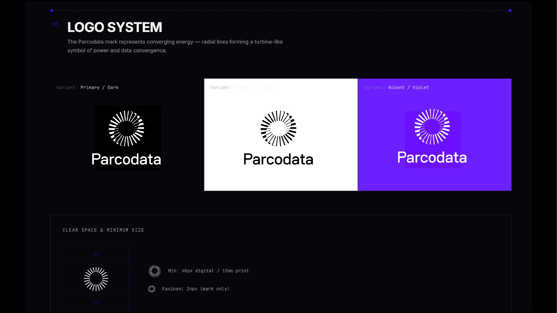 Parcodata visual identity Image 1