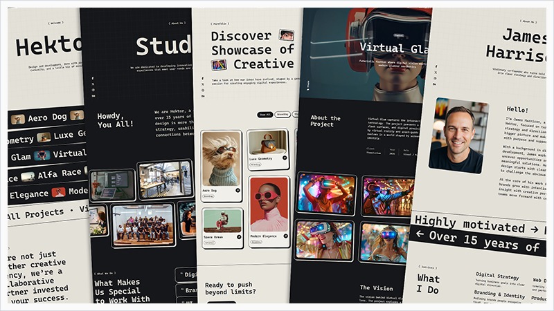 Hektor - Creative Agency & Portfolio HTML Website Template Image 0