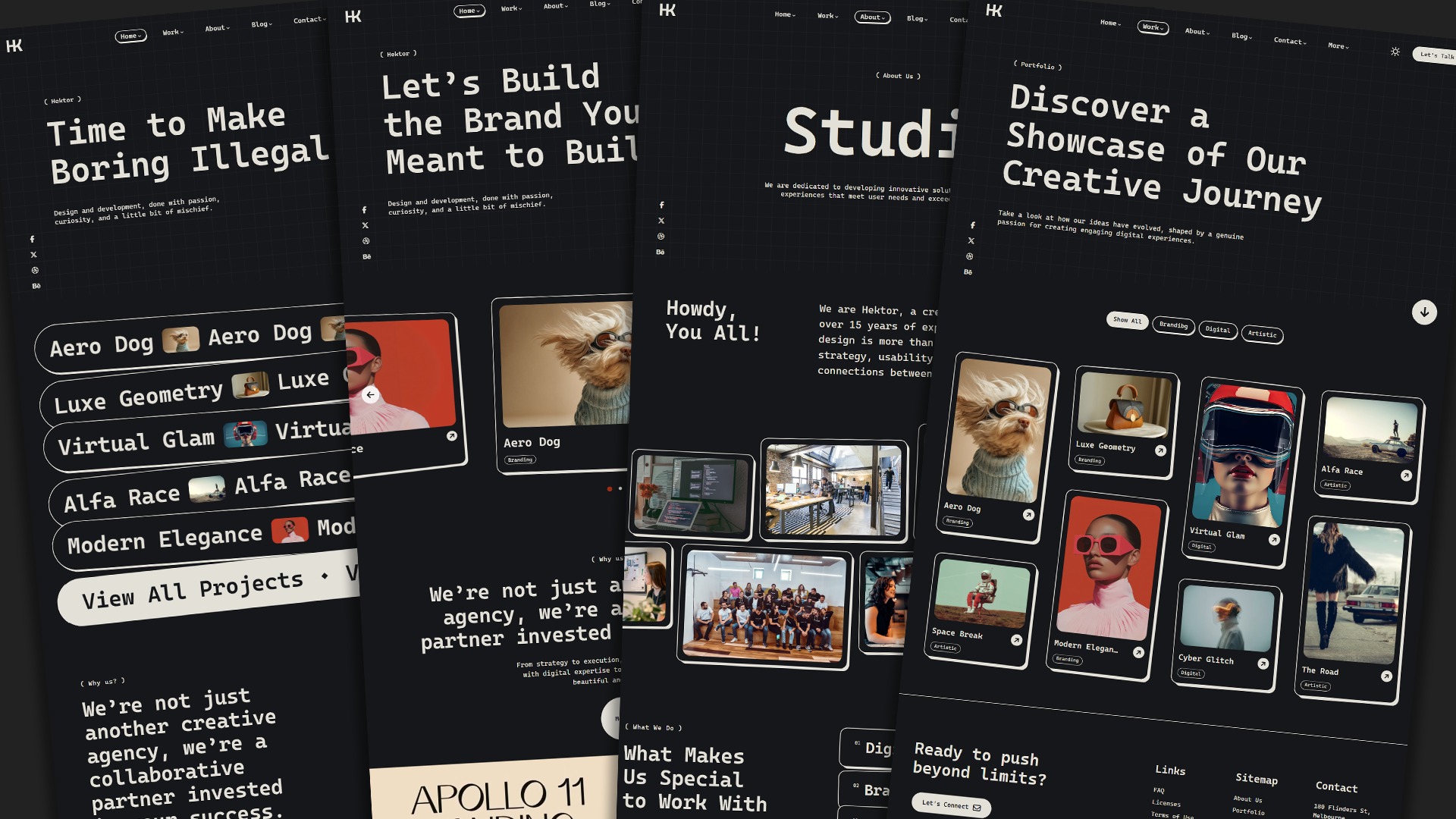 Hektor - Creative Agency & Portfolio HTML Website Template Image 2
