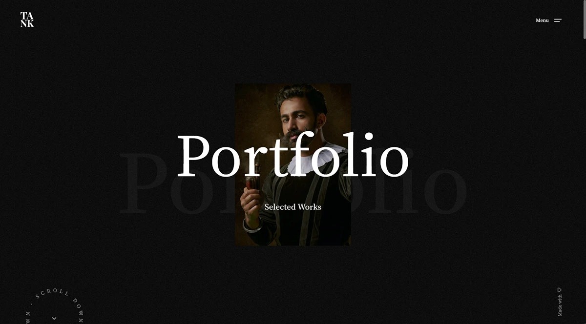Tank - Creative Portfolio Showcase HTML Website Template Image 4