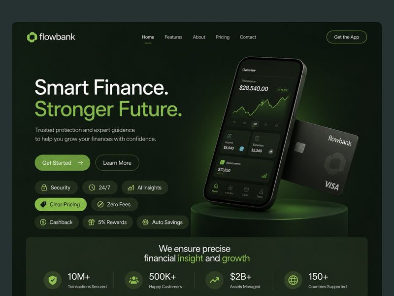 Flowbank Smart Finance Banking Management System