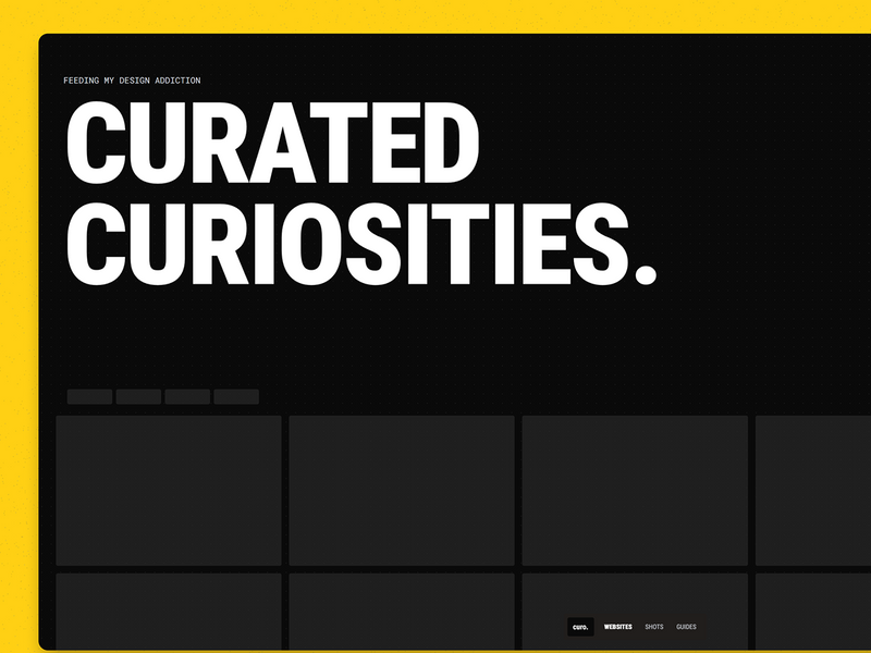 curo. live | A design library for designers