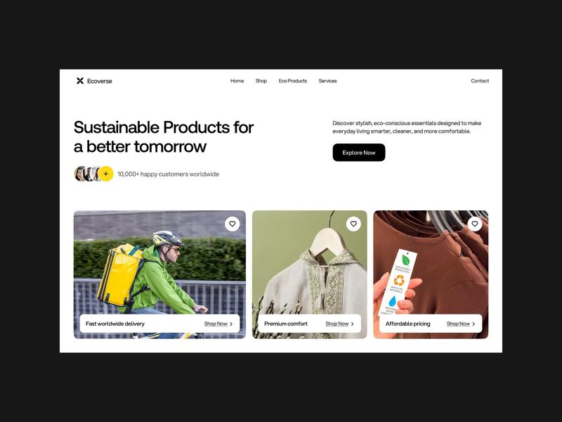 E-Commerce Landing Page