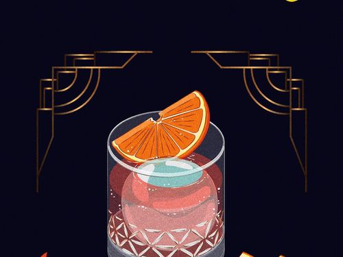Opal Liang • Motion Graphics | Part 6 of 9 cocktails I drew for a friend who’s real into gin.