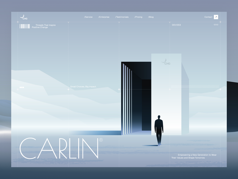 Carlin website design