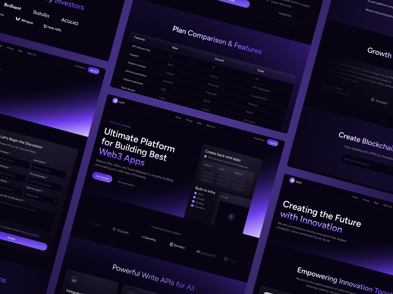 APIQ — Web3 Blockchain Website