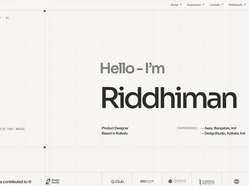 Riddhiman Paul | Portfolio