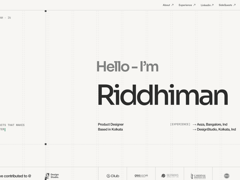 Riddhiman Paul | Portfolio