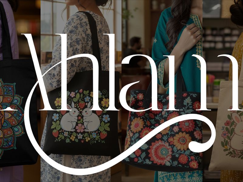 Ahlam logo and Branding Design