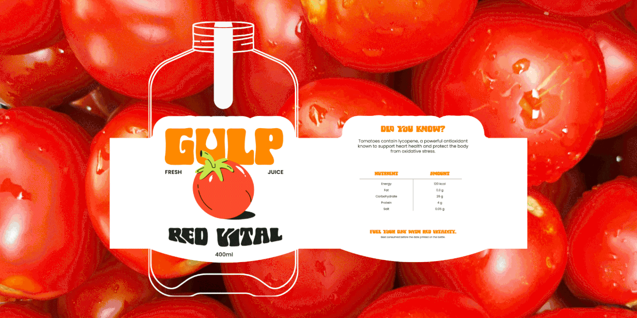 Gulp Juice - Full Brand Identity & Social Media Design Image 7