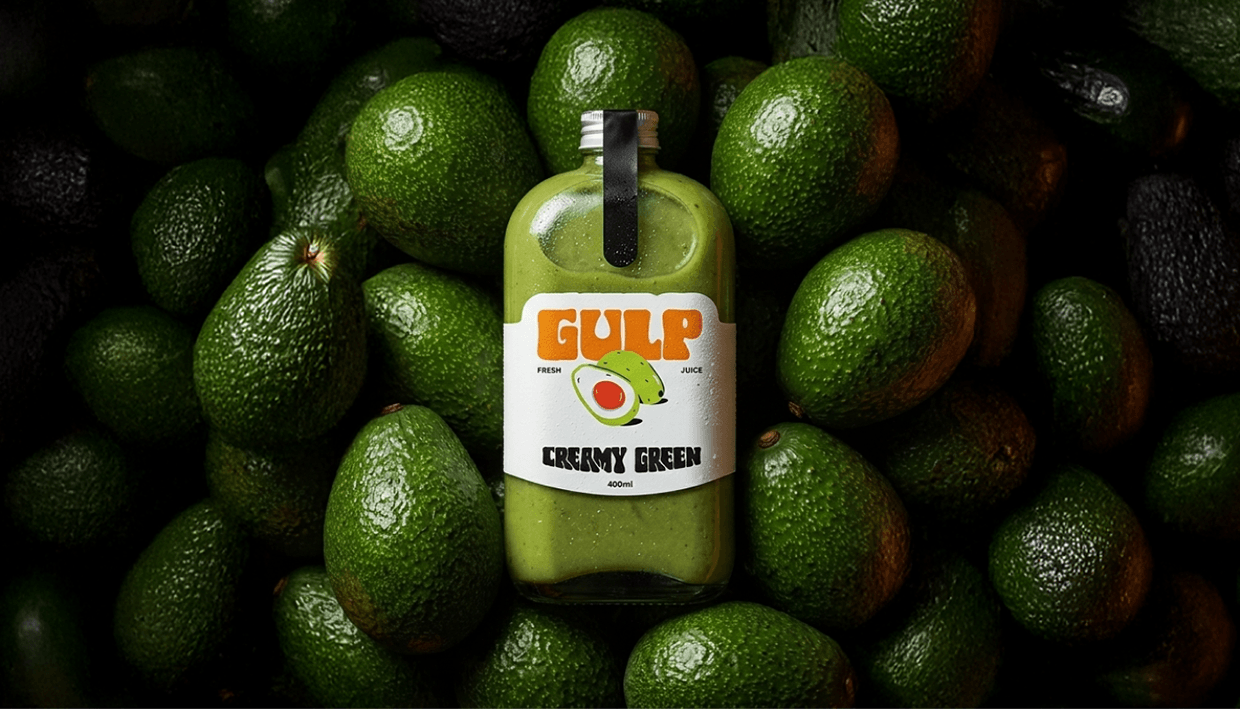 Gulp Juice - Full Brand Identity & Social Media Design Image 9