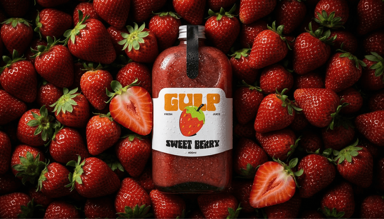 Gulp Juice - Full Brand Identity & Social Media Design Image 11