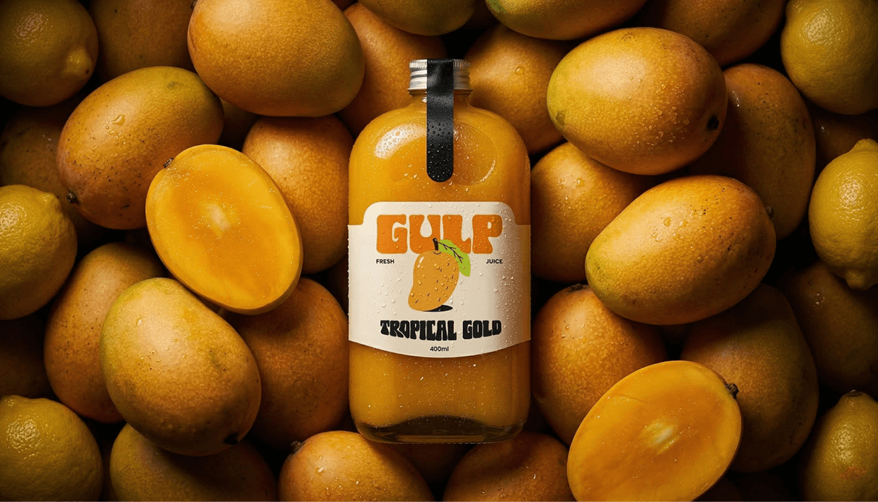 Gulp Juice - Full Brand Identity & Social Media Design Image 13
