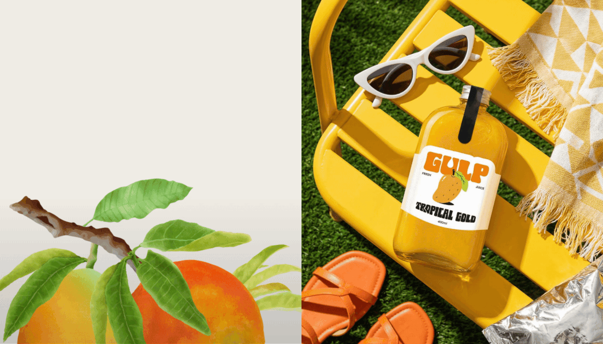 Gulp Juice - Full Brand Identity & Social Media Design Image 14