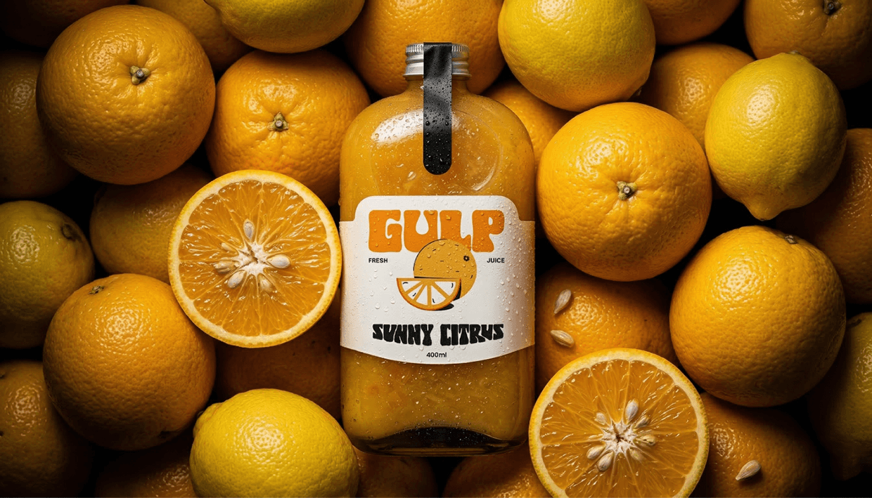 Gulp Juice - Full Brand Identity & Social Media Design Image 16