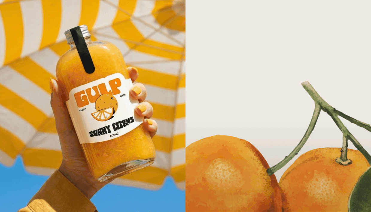 Gulp Juice - Full Brand Identity & Social Media Design Image 17