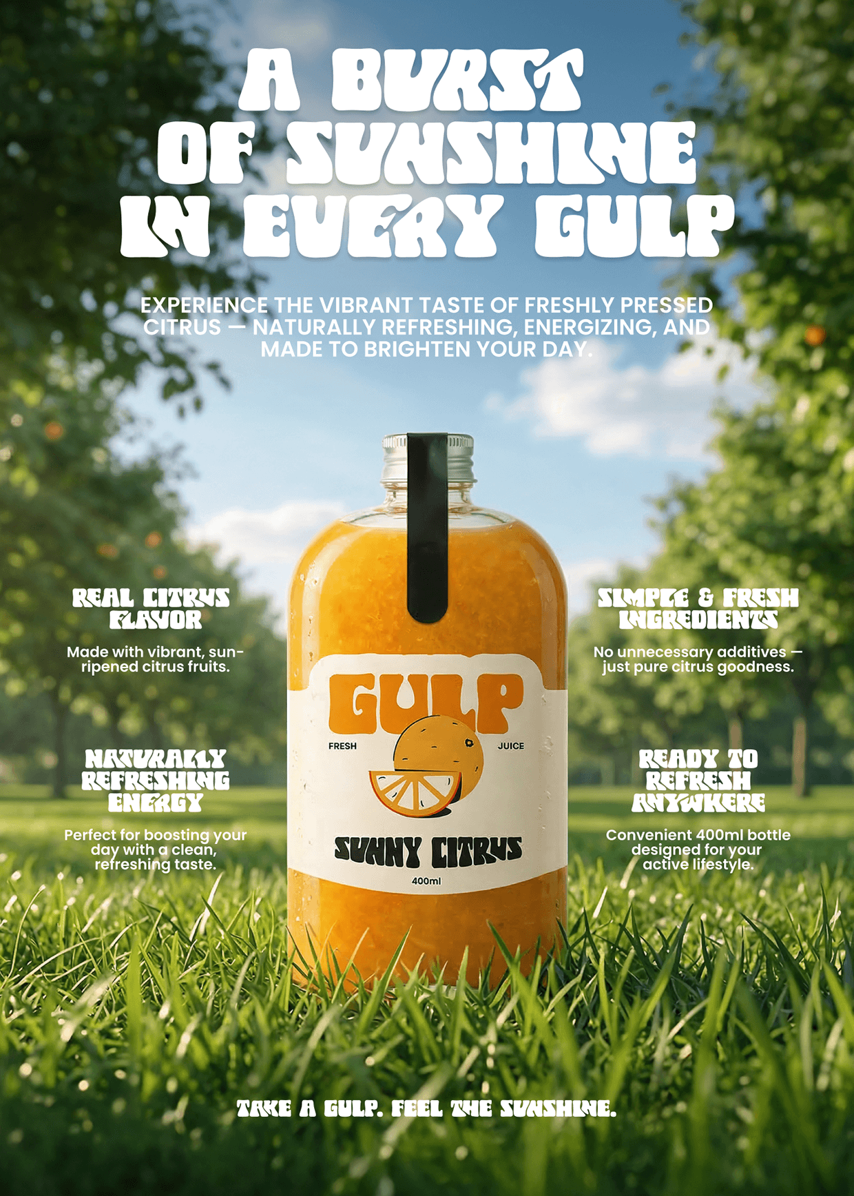 Gulp Juice - Full Brand Identity & Social Media Design Image 22