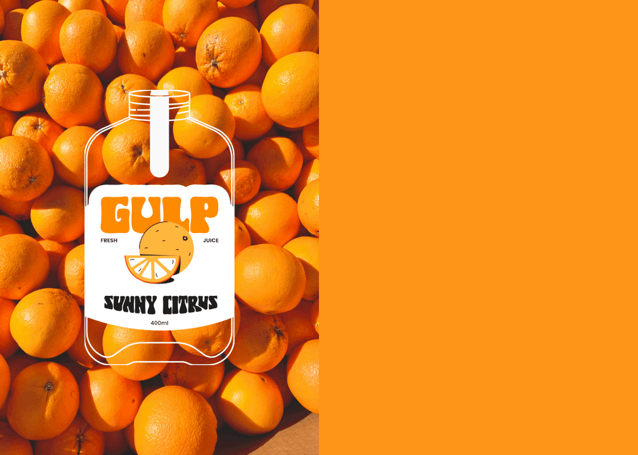 Gulp Juice - Full Brand Identity & Social Media Design Image 23
