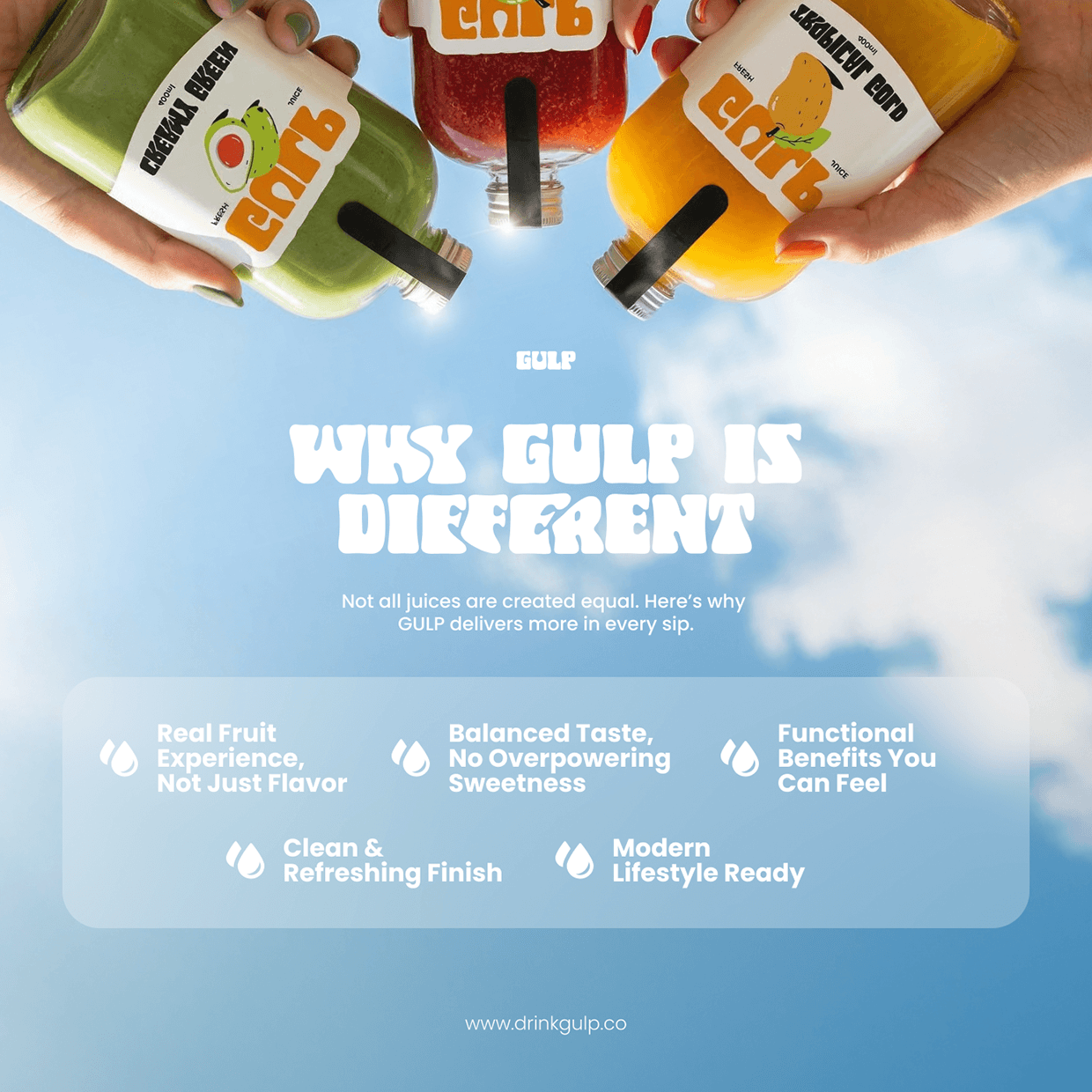 Gulp Juice - Full Brand Identity & Social Media Design Image 24