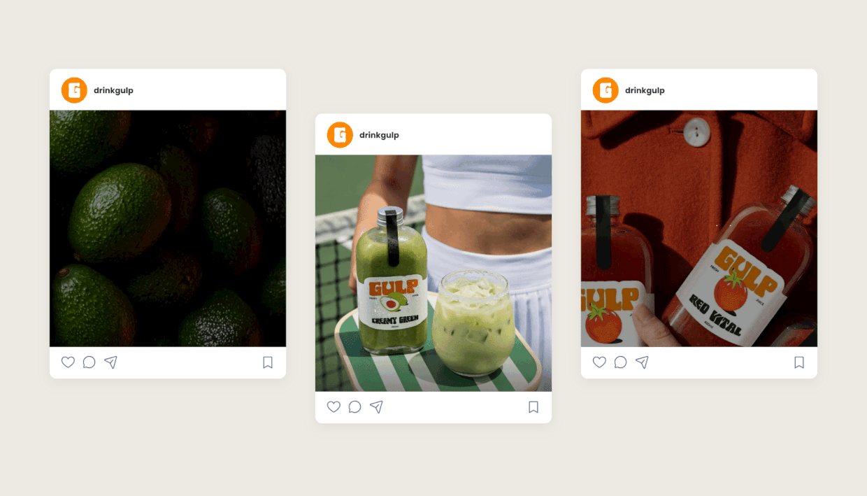 Gulp Juice - Full Brand Identity & Social Media Design Image 28