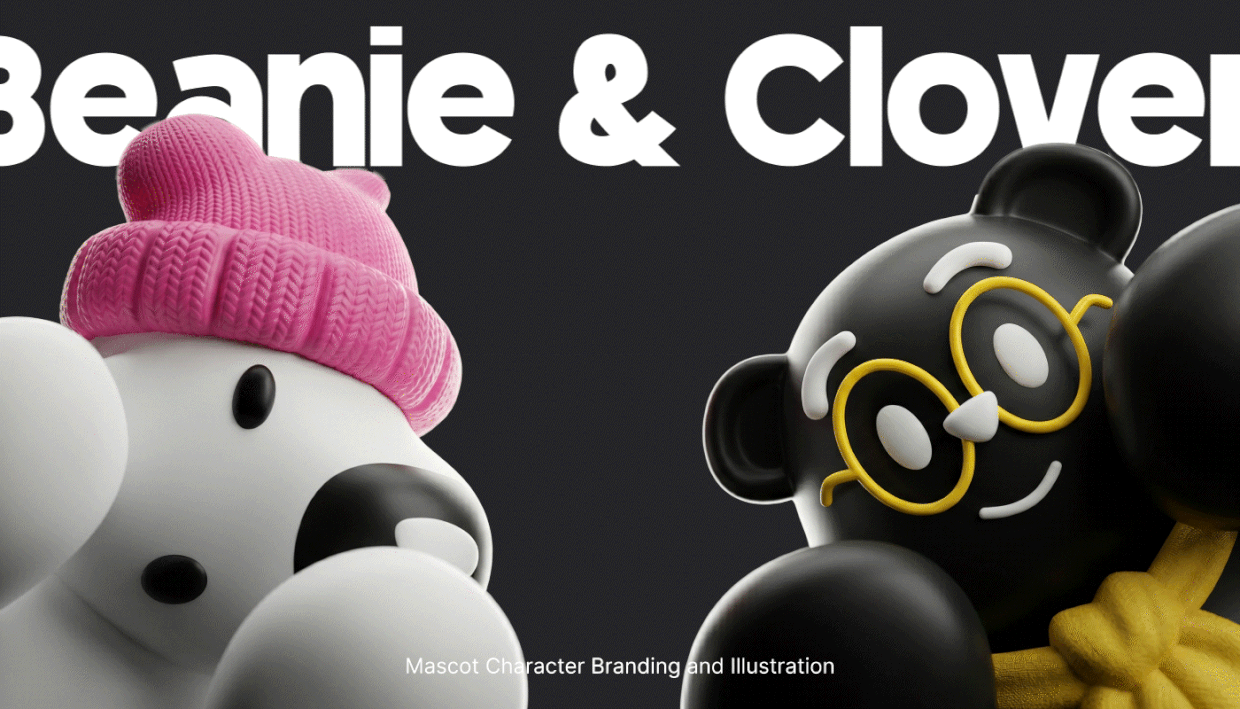 Beanie & Clover - Mascot Branding & Illustration Image 0