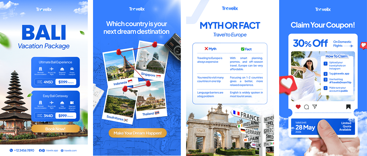 Travelix - Social Media Strategy Kit Image 4