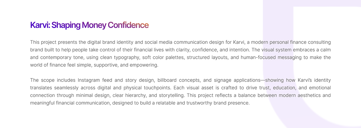 Karvi Finance - Social Media Design & Content Startegy Image 0