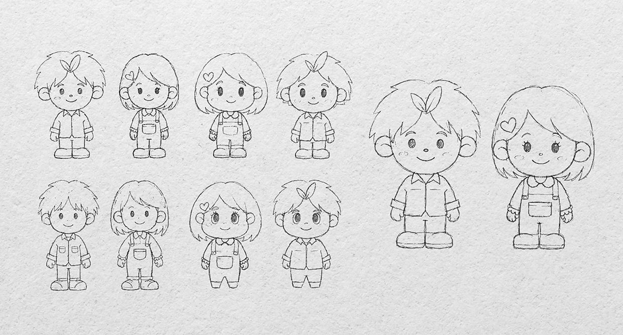 Match-up - Character Illustration & Brand Identity Image 4