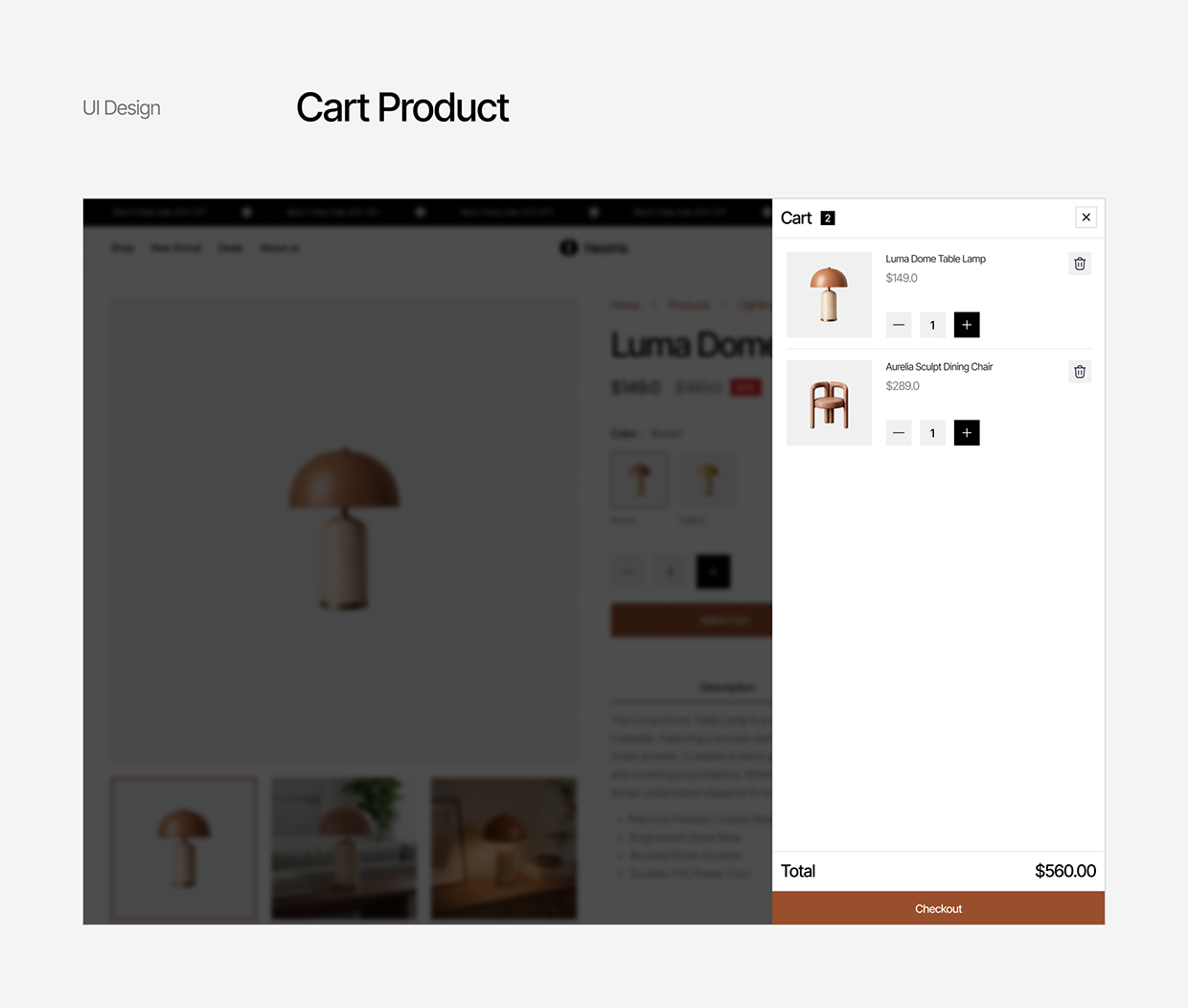 Nestria - Website E-commerce UI/UX Premium Product Image 12