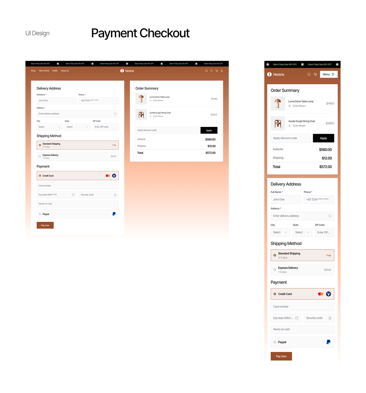 Nestria - Website E-commerce UI/UX Premium Product Image 13