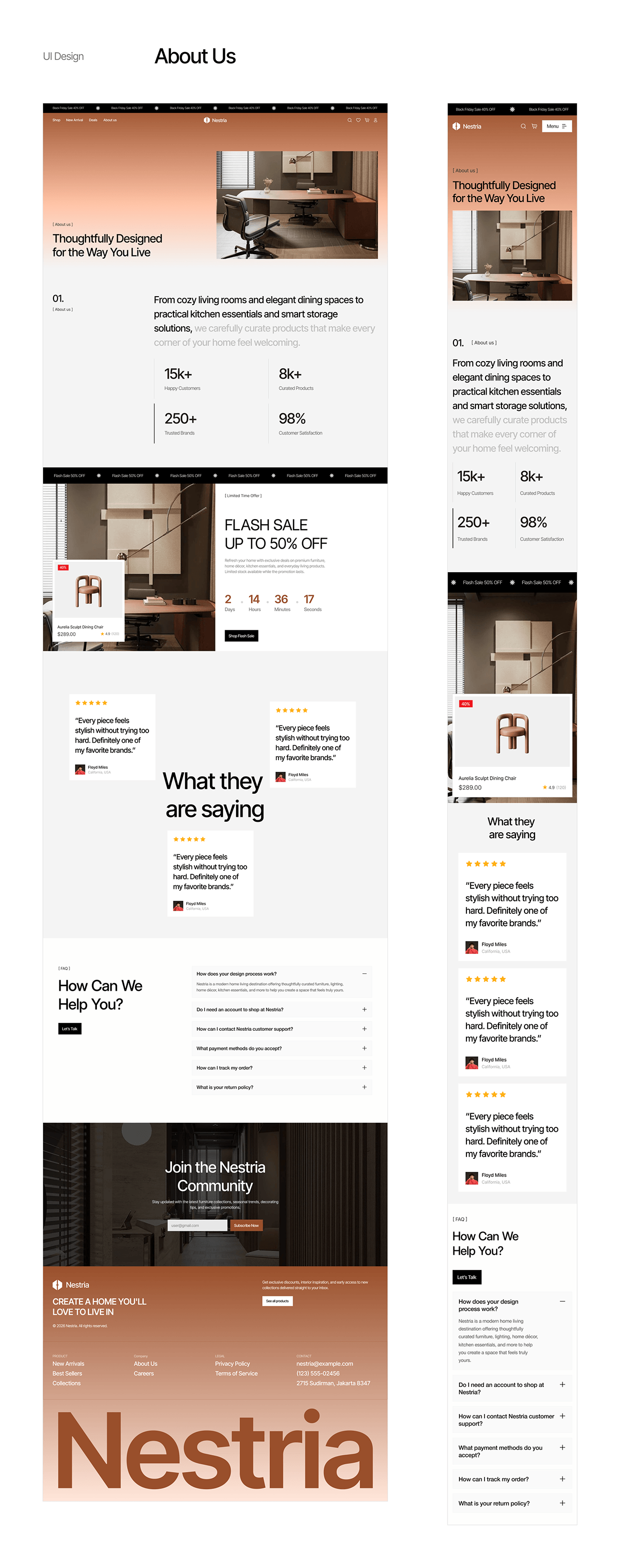 Nestria - Website E-commerce UI/UX Premium Product Image 15