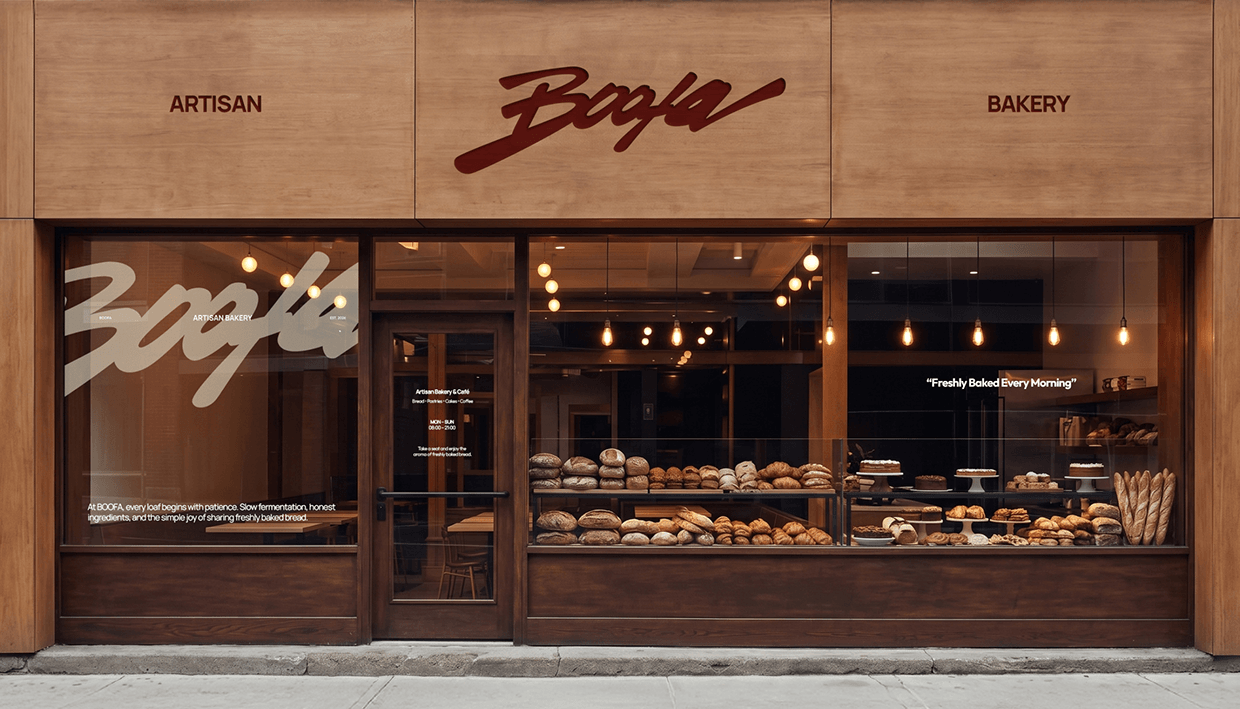 BOOFA - Bakery Branding & Visual Identity Image 6