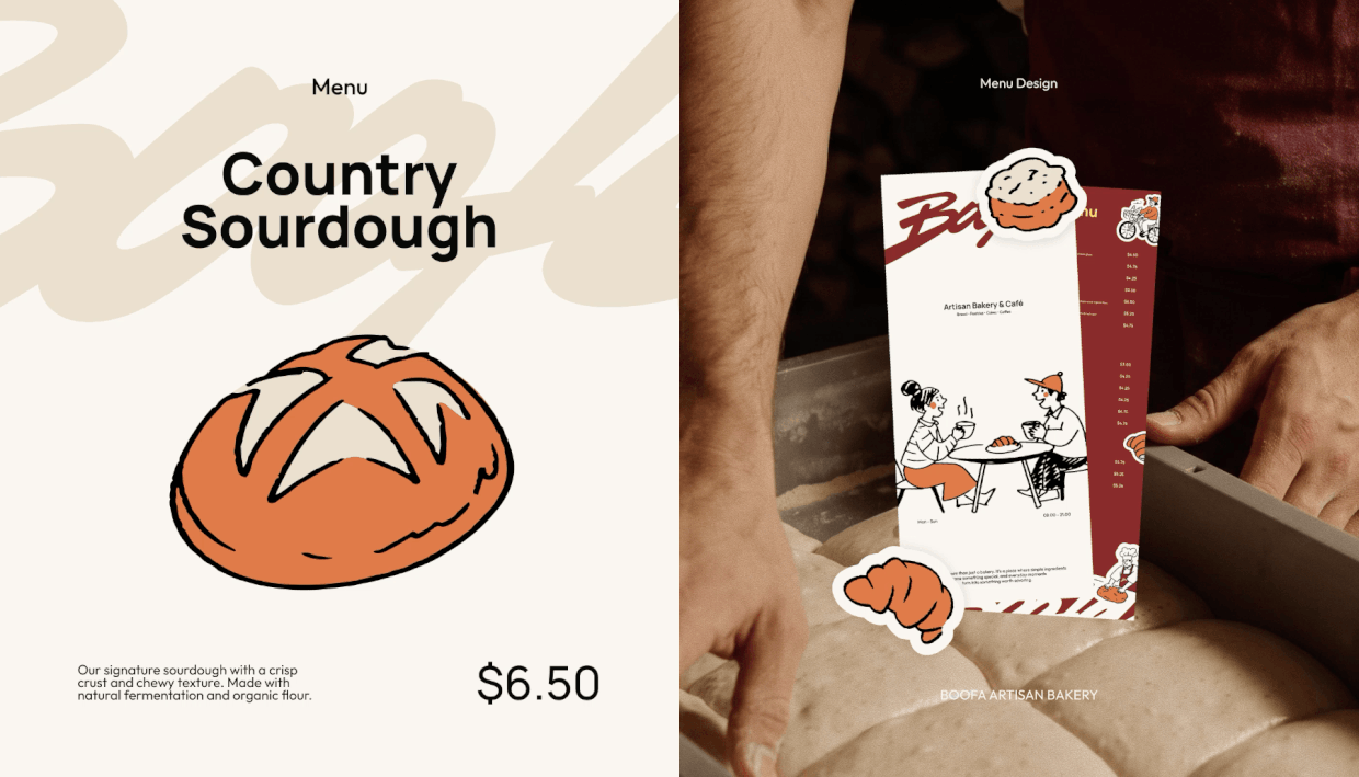 BOOFA - Bakery Branding & Visual Identity Image 8
