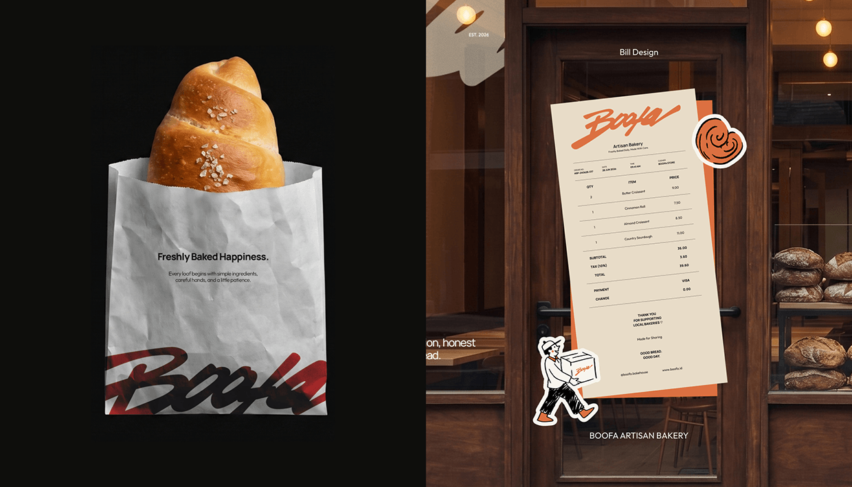 BOOFA - Bakery Branding & Visual Identity Image 11