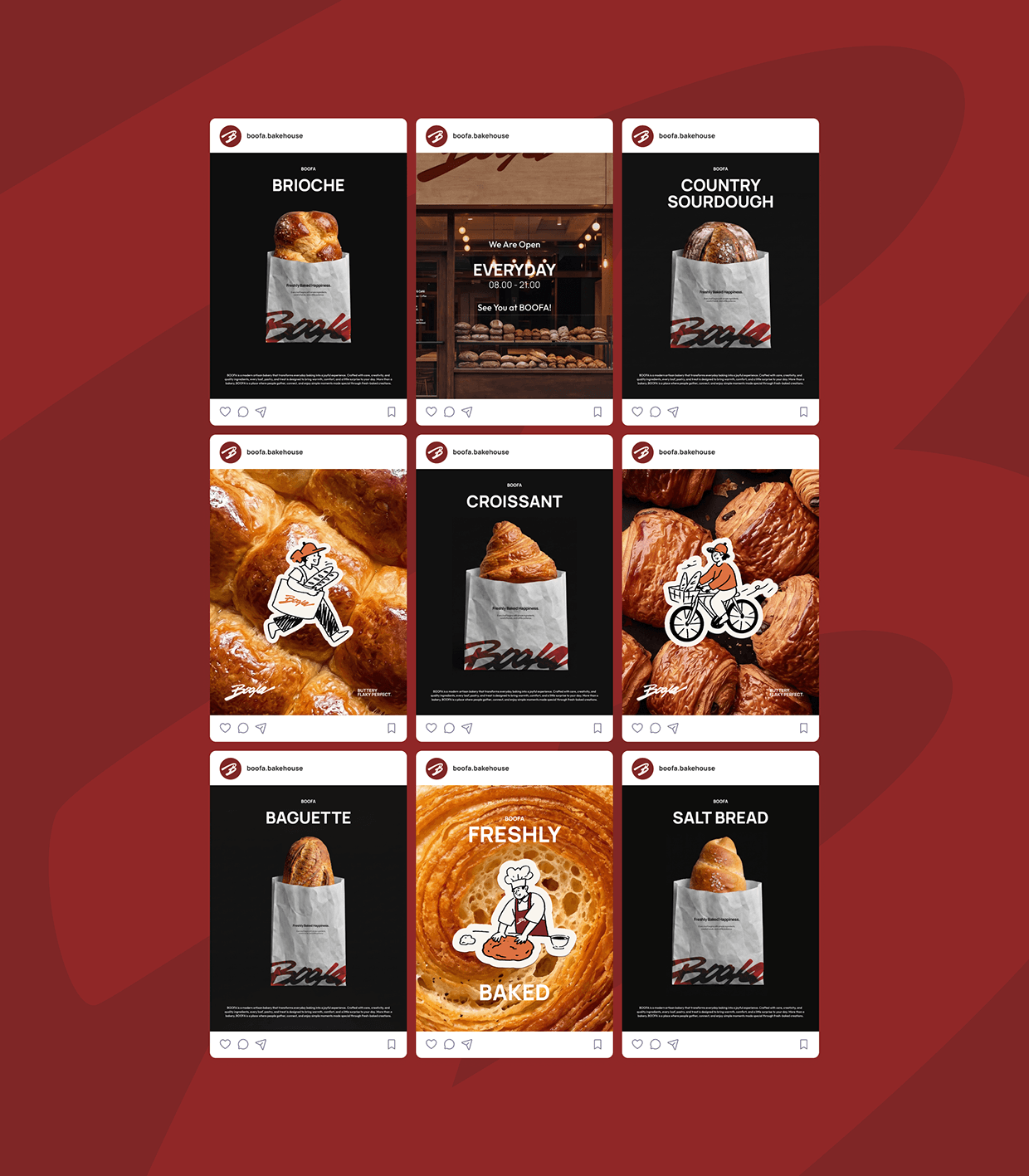 BOOFA - Bakery Branding & Visual Identity Image 22