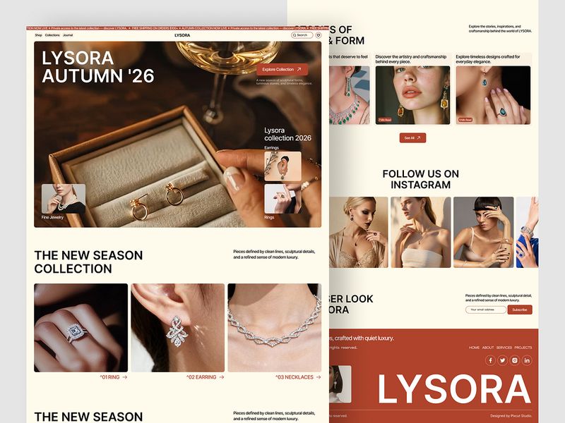Premium Jewelry E-Commerce Website