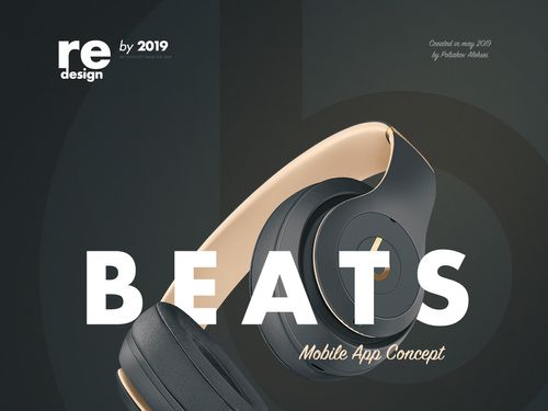 Beats music redesign mobile app. UI/UX on Behance