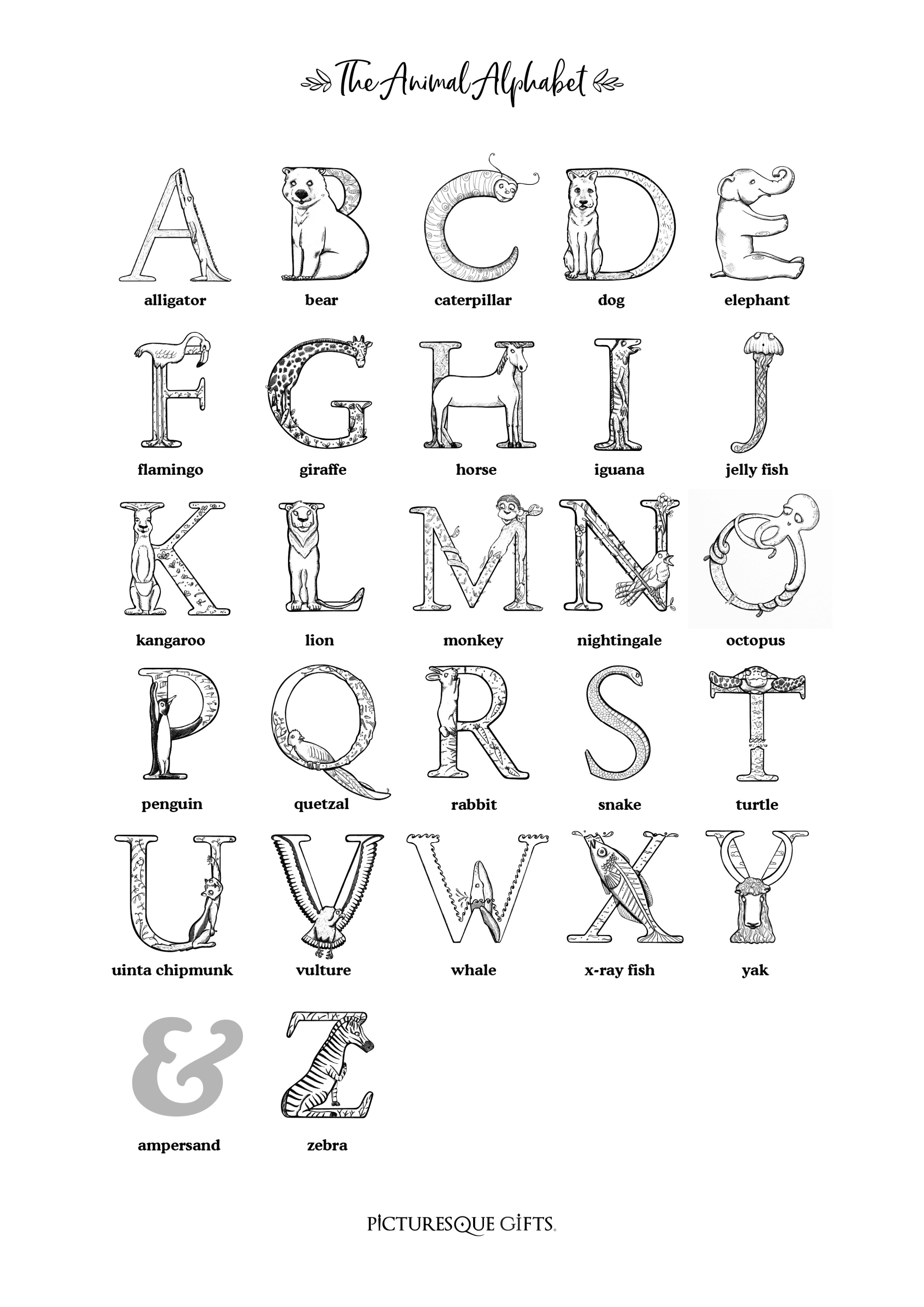 Picturesque — Free Coloring Pages for Kids Image 1