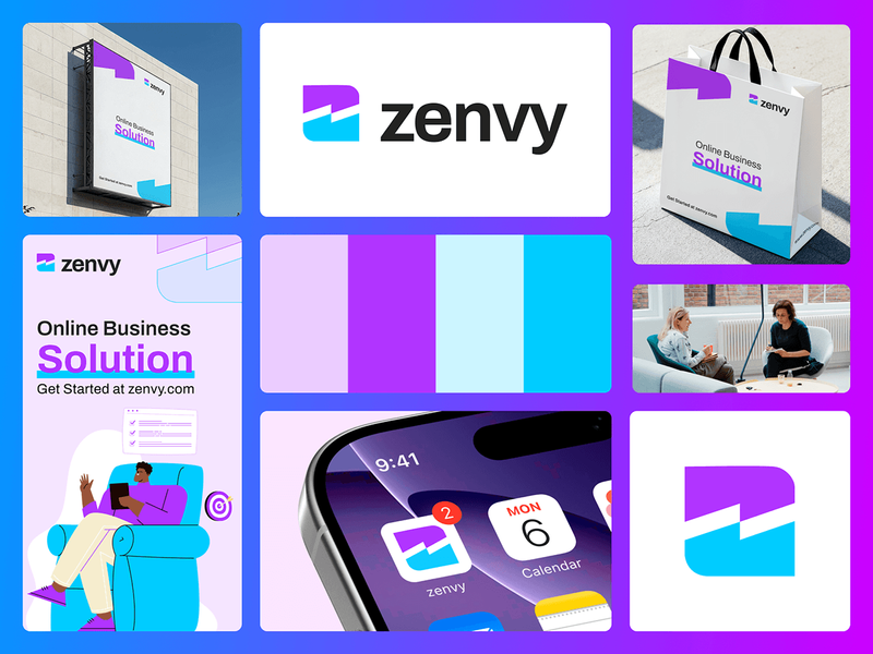 Zenvy – Brand Identity, Visual Identity Design