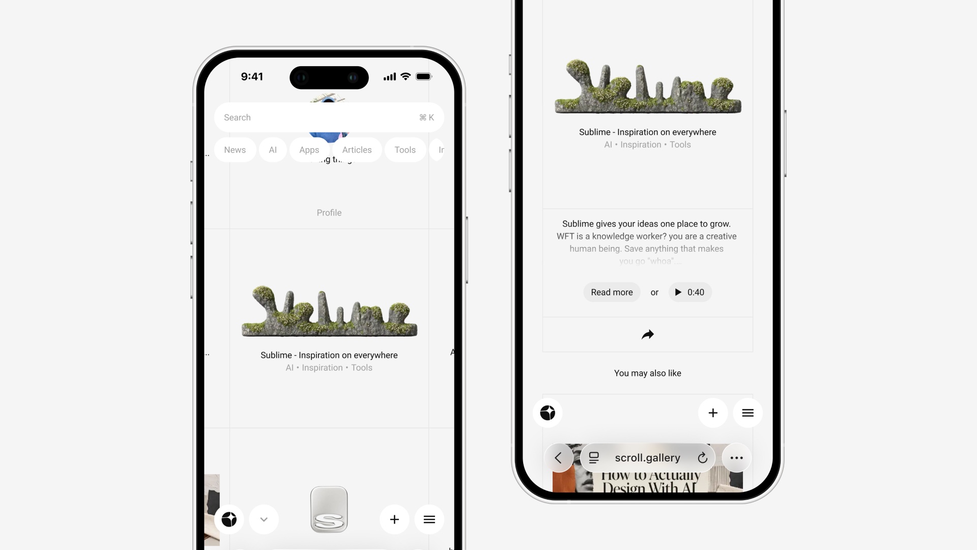 Scroll.gallery - Discover best design resources & solutions from industry leaders Image 1