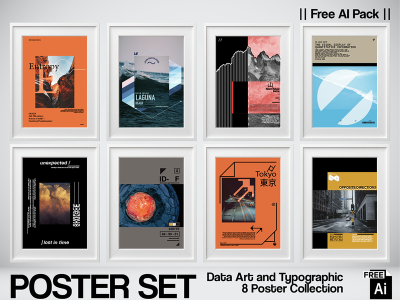 EDITORIAL GRIDS - Data Art and Typographic Posters