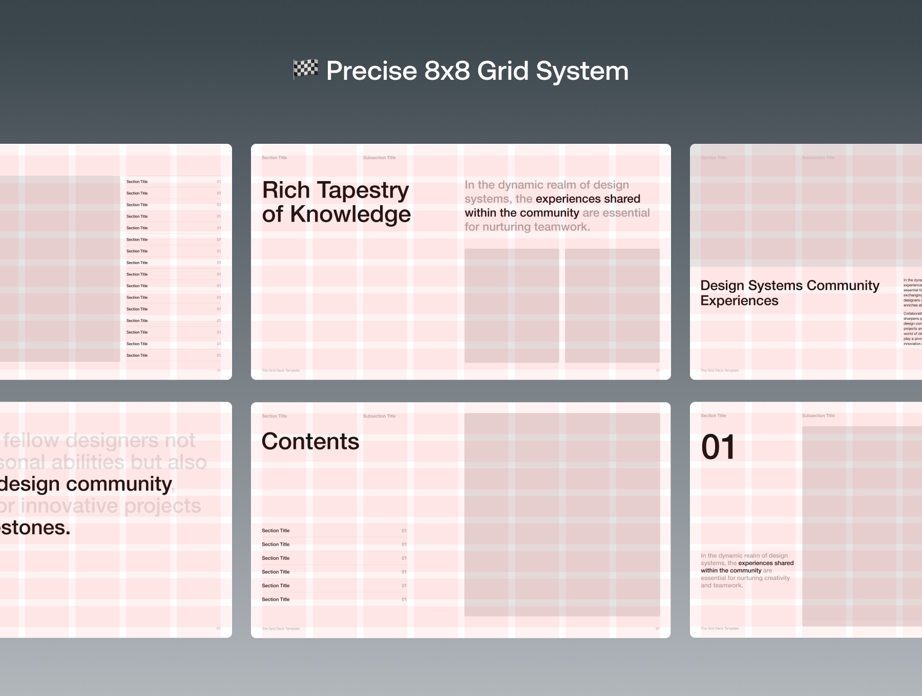 🏁 The Grid Deck Presentation System for creatives & studios Image 3