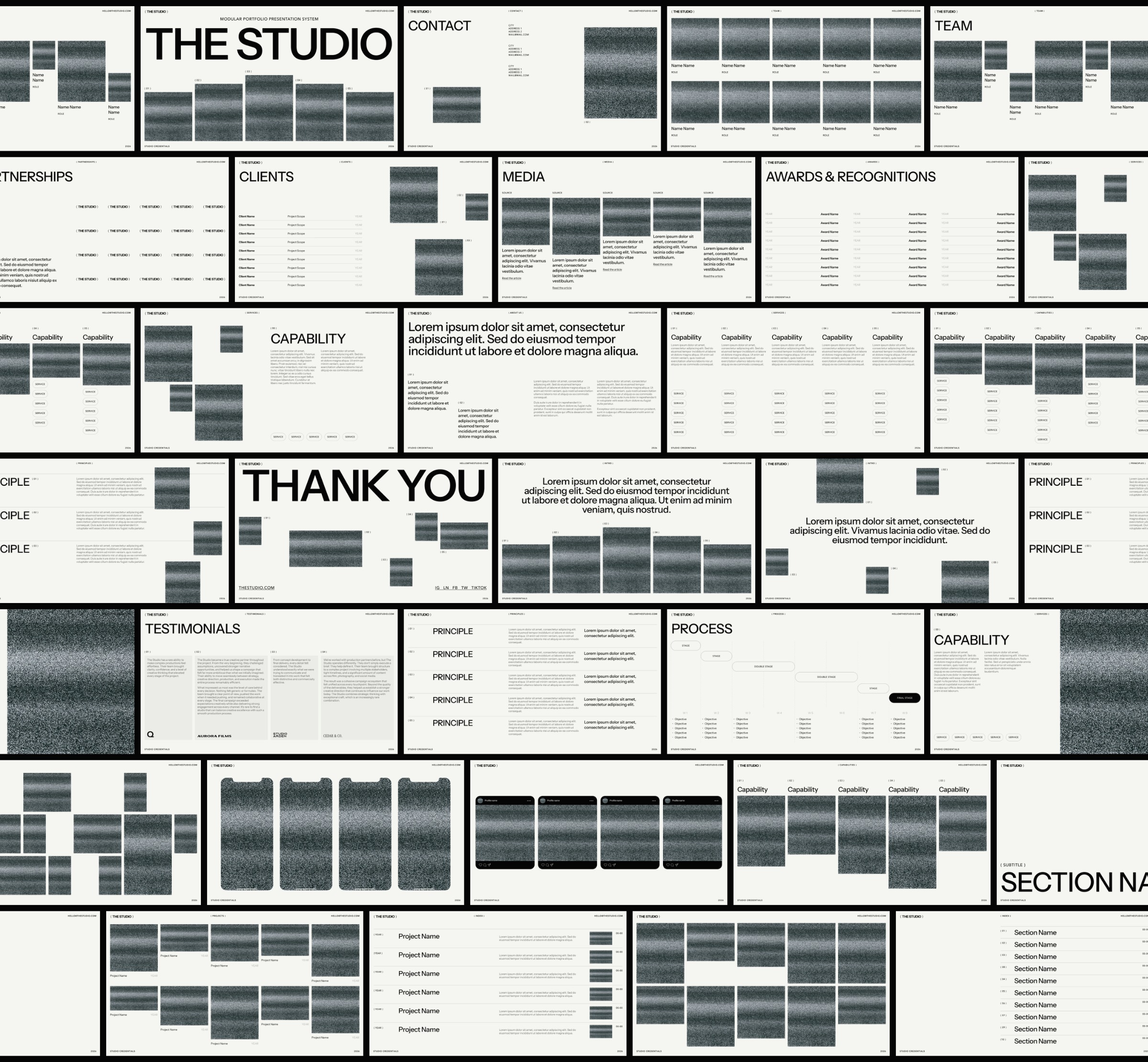 🍒 The Studio - Modular Portfolio Presentation System Image 5