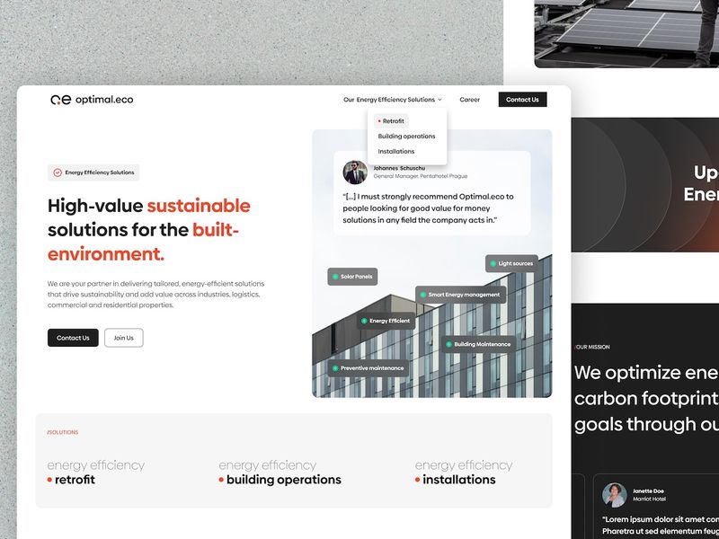 Optimal Eco - Brand & Website
