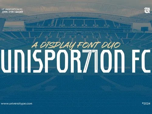 UT Unisportion FC Font Duo - Universitype