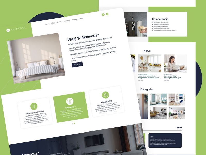 Clean Corporate UI – Real Estate & Home Staging Web Design