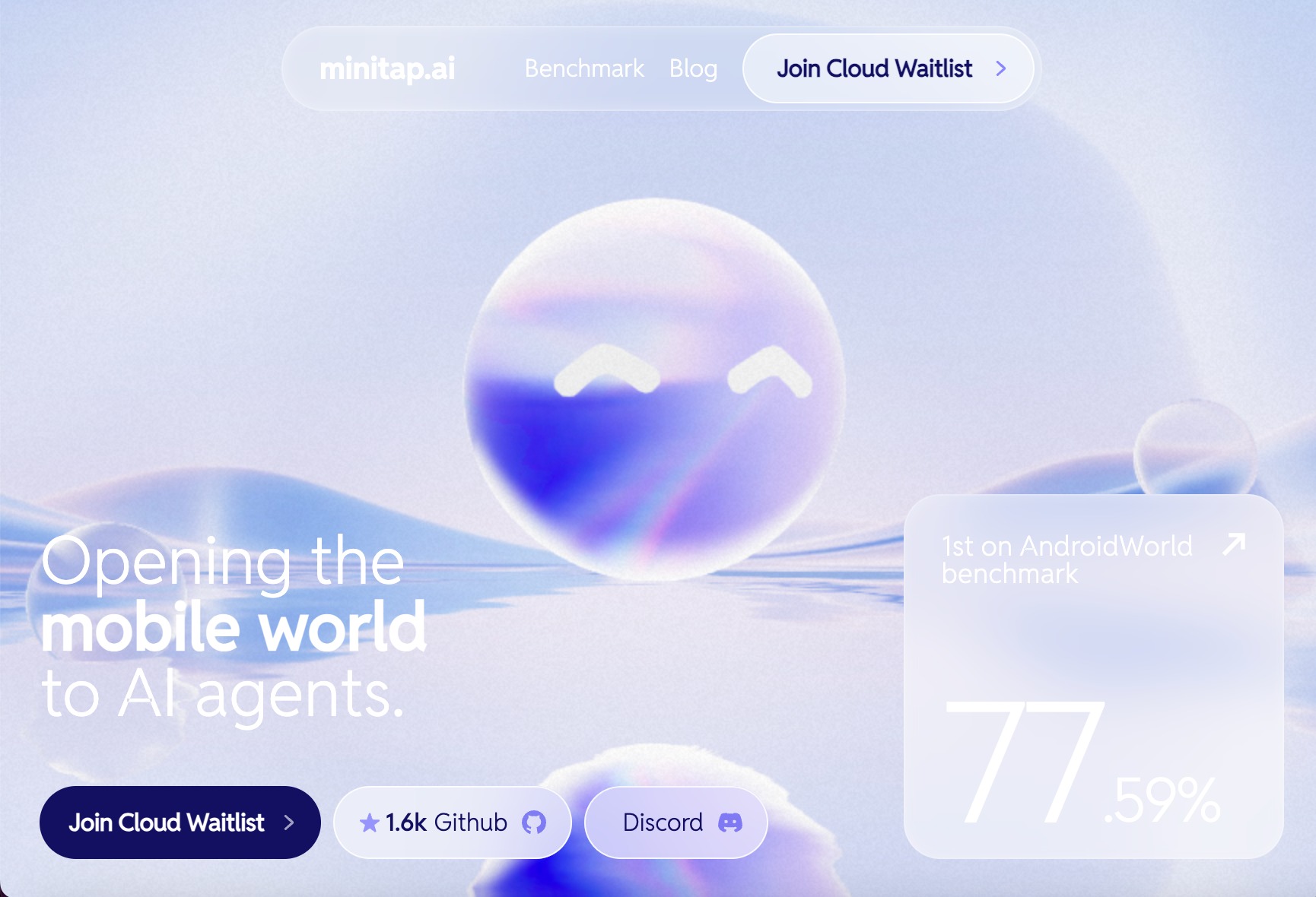 MiniTap AI made on PeachWeb Builder 